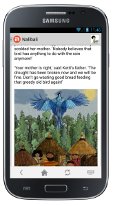 Nal'ibali and Mxit's reading app