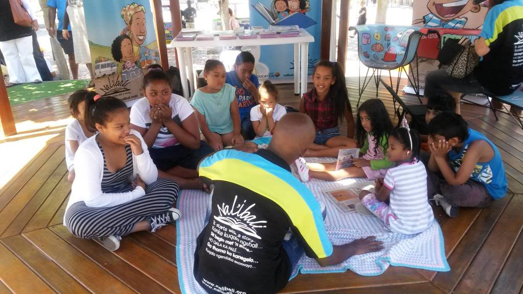 Nal'ibali's storytelling session at the V&A Waterfront
