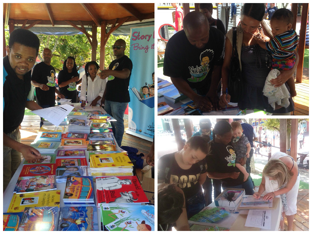 Nal'ibali pop-up bookstore in Cape Town