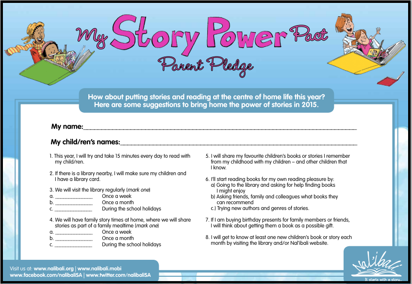 Story Power Pact for Parents