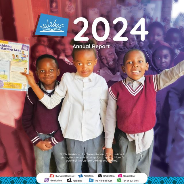Nal’ibali aims to address South Africa's literacy crisis, where 81% of Grade 4 learners cannot read for meaning, by encouraging reading for enjoyment in their home language, providing access to books, and strengthening the reading ecosystem to create and sustain positive reading habits. 

The 2024 Nal'ibali Annual Report highlights our national reading-for-enjoyment campaign's strategy, achievements, and impact in 2024.

Read the report on link in the bio.

#nalibali #annualreport #nalibaliannualreport #literacy #education #saliteracy #pirls #ECDS #ECDcentre #school #BasicEducation #educationinsouthafrica #reading #readingcommunity #readingisfun