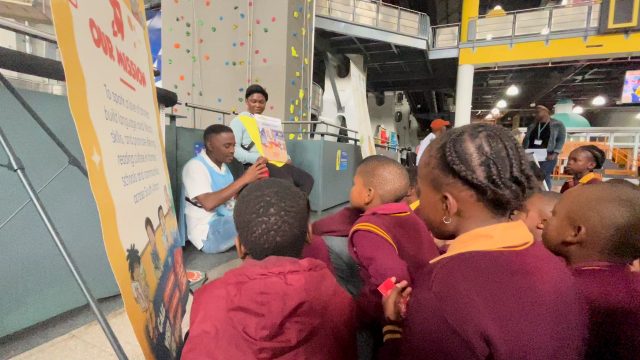 Nal’ibali brings story power to STEM!

Today we joined future innovators at the Science, Technology, Engineering, and Mathematics (STEM) Foundation Phase Exhibition at @scibono_discovery_centre in Johannesburg, and what a celebration of curious minds it was!

Because before children can code it, build it or test it… they need to read it.

Through joyful storytelling, home-language reading and imagination, we’re helping lay the literacy foundation that makes science, technology, engineering and maths accessible to every child.

Stories build thinkers.
Readers become innovators.

#Nalibali #ReadingForJoy #STEMStartsWithStories #SciBono