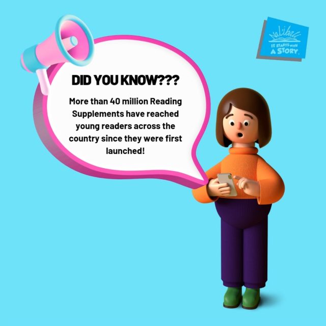 Since the inception of the Nal’ibali Reading Supplement, over 40 million copies have found their way into the hands of curious young readers across South Africa!

A huge thank you to our amazing partners, the Post Office, Sunday newspapers, and everyone helping us spread the joy of stories!

#NalibaliReads #StoriesForChildren #YoungReaders #LiteracyForAll #Nalibali