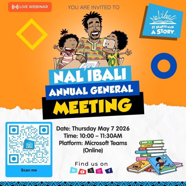 Save the Date! 

Our Annual General Meeting is coming up. Join us as we reflect on our journey, celebrate our impact, and look ahead to the future of literacy in South Africa. 

More details to follow.

In the meantime, please save the date and be ready to RSVP by scanning the QR code and completing your registration.