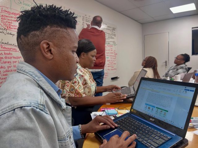 Over two days at our Tshwane office, our team rolled up their sleeves as we strategised how to write compelling reports that showcase our impact, as well as writing funding proposals to sustain our work. 

These efforts are crucial in ensuring our programmes reach more children, helping to spark imagination, learning, and a lifelong love of reading.

At Nal’ibali, every insight and plan is a step toward creating stronger, more effective literacy programmes. But we can’t do it alone. Whether it’s R2, R5 or R10 you donate, it can make a difference in bringing stories, books, and the joy of reading to children across South Africa.

Donate today and help us reach more children: https://lnkd.in/dt-VqKtM

#Nalibali #LiteracyMatters #ReadingForJoy #ImpactThroughStories #DonateForChildren EveryChildReads