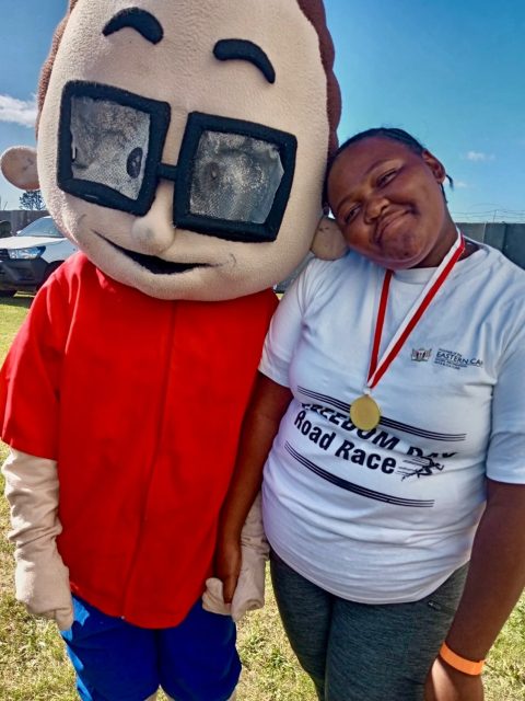 We showed up, we read, and we celebrated.

Nal’ibali joined the 32nd EC Provincial Freedom Day celebrations in Ndlambe Municipality, Alexandria (eMnyameni), thanks to the Eastern Cape Department of Sport, Recreation, Arts and Culture.

Freedom lives in every story told and every child who reads. 

Our mascot Mfundo and Dr Zakaza brought the energy, reminding us to cherish our identity through stories and keep access to reading growing.

This is our story. This is our freedom.