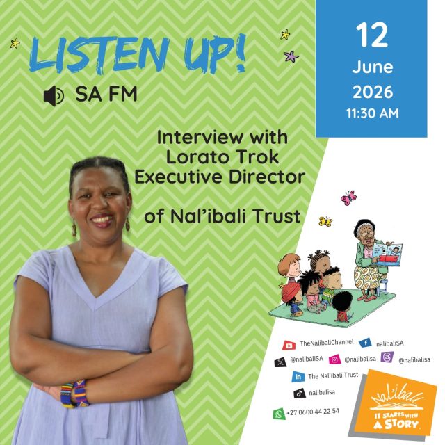 📻 Tune in tomorrow at 11:30 AM to @safmradio's The Daily Discourse, where our Executive Director, @troklorato, will be in conversation with seasoned broadcaster @joannegjoseph.

The discussion will explore Lorato's recent recognition by the Association of Mental Health Reform Organisations in Africa for her contribution to literacy, literature and education advocacy across the continent.

She will also share insights into Nal'ibali's work to inspire a culture of reading for enjoyment and promote literacy as a foundation for learning, wellbeing and social change.

🎙️ Listen live on SAfm 105.1 FM from 11:30 AM.

#Nalibali #LiteracyMatters #ReadingForEnjoyment #SAfm #TheDailyDiscourse