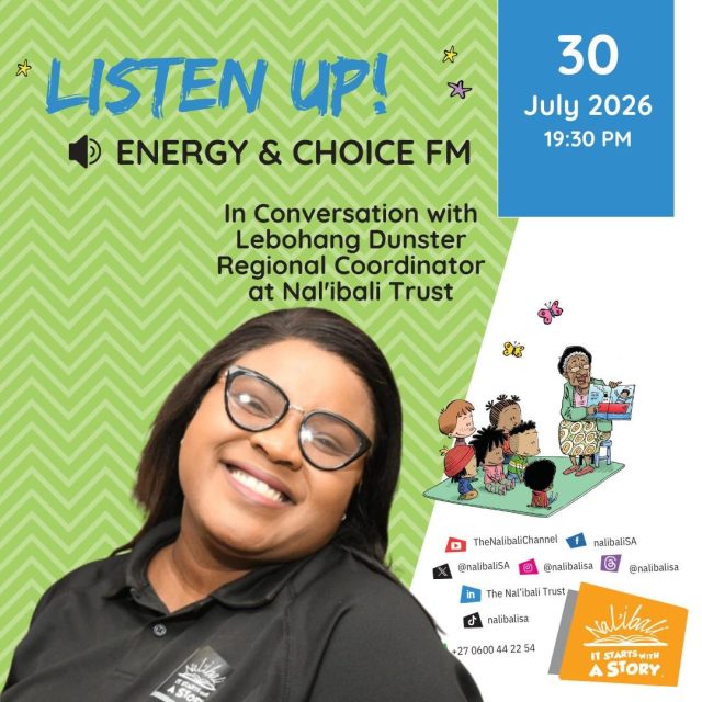 Can you really make time to read with your child? And why should adults keep reading too?

Join our Limpopo Regional Coordinator, Lebogang Dunster, this evening on Home Affairs with Lelo Mogaleadi as they unpack South Africa’s reading crisis and share simple, practical ways families can build a love of reading, even with busy schedules.

🗓️ Thursday, 30 July 2026
🕢 19:30–20:00
📻 Energy FM 105.8 & Choice FM 101.1

Don’t miss this important conversation about raising readers and building a stronger reading culture in South Africa.