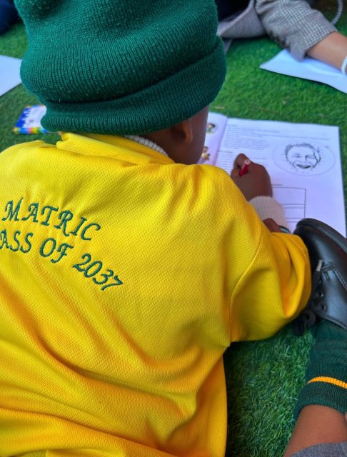 MATRIC CLASS OF 2037.

That message on a child’s shirt is a powerful reminder: the future starts now.

When we invest in literacy today, we invest in the children who will become tomorrow’s graduates, leaders, professionals and changemakers.

Invest in Nal’ibali. Invest in reading. Invest in the Class of 2037. Invest in their future.