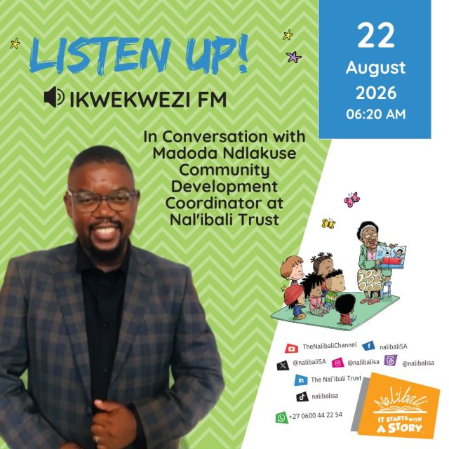 We’re taking our Call for Stories to the airwaves!

This Saturday, 22 August at 06:15, our Community Development Coordinator, @madoda.ndlakuse, will join Hlengiwe Mnguni on Ngezeveke Le on @ikwekwezi_fm, a show produced by Mbali Maluma.

They’ll discuss our call for children’s stories in isiNdebele, siSwati, Setswana, Tshivenda and Xitsonga.

The interview is an important opportunity to reach writers and storytellers who may have stories to share in these languages, helping us grow the range of quality, locally relevant stories available to children.

Tune in and share the opportunity with a writer in your network.