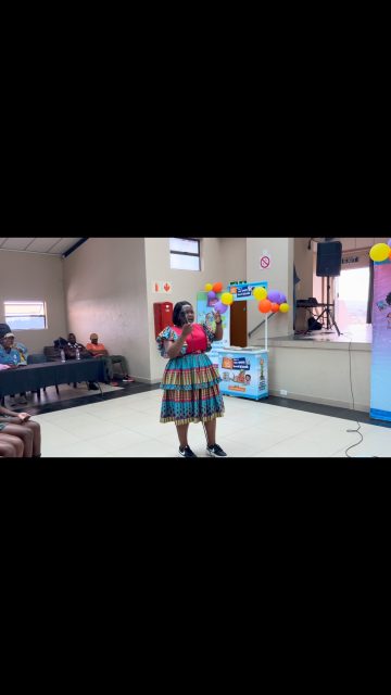 Live from Umlazi K Hall, where our storyteller Sanelisiwe Ntuli is bringing stories to life for children through engaging storytelling.

With every story, children listen, imagine, participate and discover the joy of reading and language. It’s all about making reading fun and showing children that there is a whole world to explore through stories.