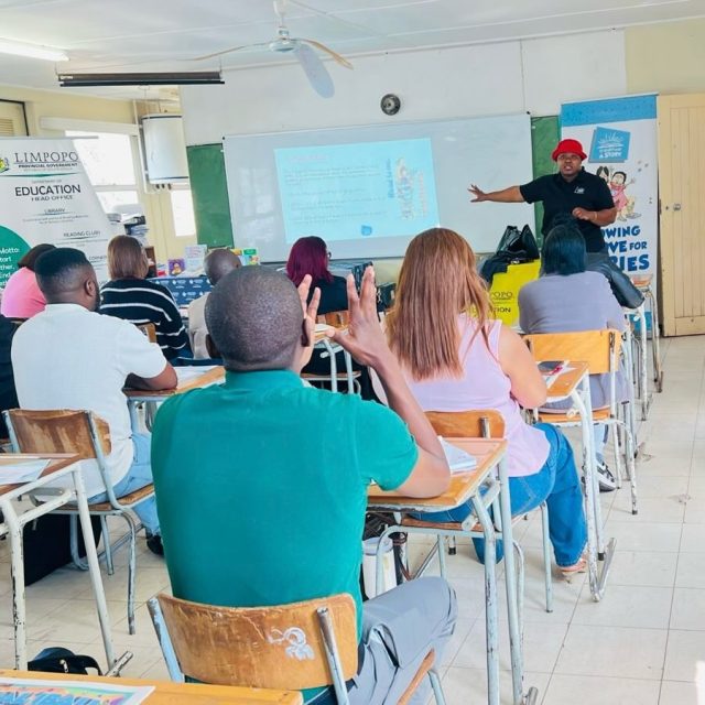 Building Stronger Reading Cultures Across Waterberg Schools.

Strong reading cultures start with educators who have the tools, confidence and support to make reading a meaningful part of school life.

On Day 3 of our training in Waterberg District, we worked with 34 educators across four circuits, strengthening their capacity to establish and run effective reading clubs in schools.

Delivered in partnership with the Limpopo Department of Education’s Library Information Services Directorate, the training focused on practical approaches to creating engaging reading spaces where children can read for enjoyment, build confidence and develop a lifelong love of stories.

This is what building a culture of reading looks like: equipping educators, strengthening schools and creating more opportunities for children to read.