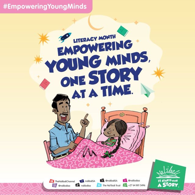 We’re borrowing the famous term “amaparents”, coined by ubhudi omdala @zulu_boy129 this morning, to help us speak directly to parents and caregivers.

Amaparents, we want to see your little readers!

As we mark International Literacy Day tomorrow, please send us a video of your child or children reading from their favourite book.

Let’s celebrate the joy of reading and fill our feeds with the magic of stories.

Share your video with us and let’s inspire more children to read!