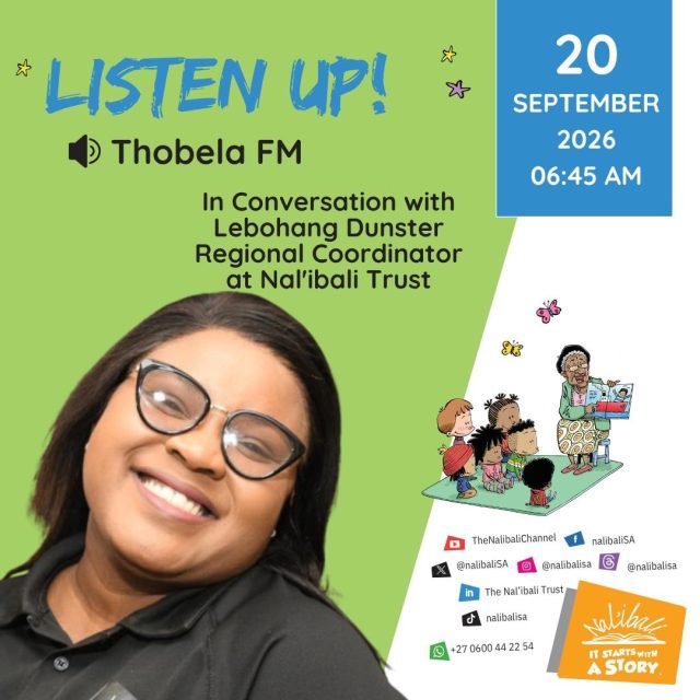 Tune in to Hlokwa La Tsela Weekend on @thobelafmyaka at 06:45 tomorrow morning, where our Regional Coordinator, Lebohang Dunster, will join presenters Bonnie Makgopa and Maleshoane Letsoalo for a conversation about preserving our languages and heritage through storytelling.

The programme is produced by Shibu Mashamaite and Matome Sekuba.

📻 Listen on 87.6–92.1 FM or online:
http://listen.thobelafm.co.za/listenthobelafm/

Join the conversation!