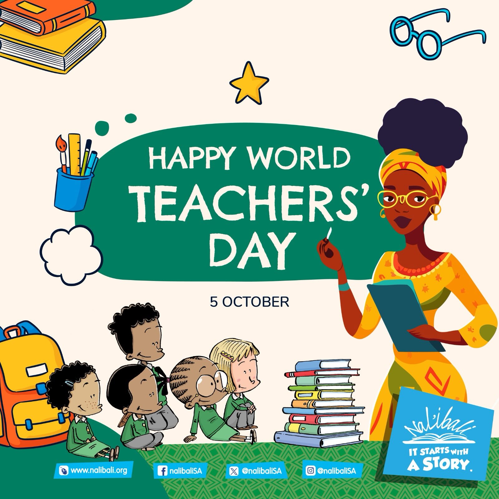 Teachers help shape the readers, dreamers and changemakers of tomorrow. 

Today, we celebrate the teachers who go beyond the classroom to spark curiosity, build confidence and open new worlds for children through learning and stories.

Who was the teacher who made a difference in your life?

Tell us your beautiful teacher story in the comments. What did they do that made them unforgettable?

Let’s fill the comments with stories of the teachers who helped shape who we are today.