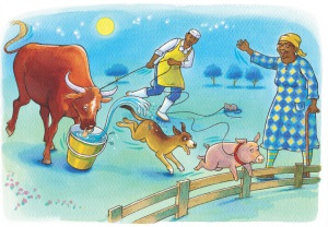 Old lady & Pig 2.lo res