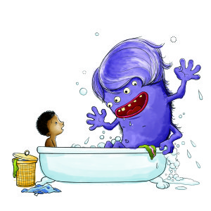 monster 2 colour fin